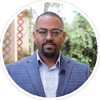 Portrait of Wondimagegn Shewa, PhD